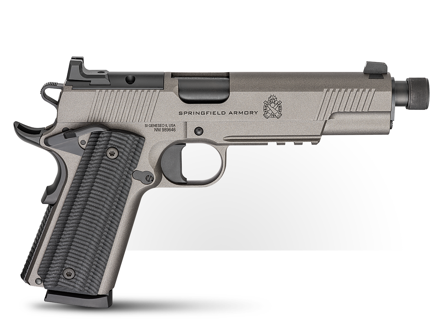 1911-operator-aos-threaded-45-acp-handgun-tungsten-gray